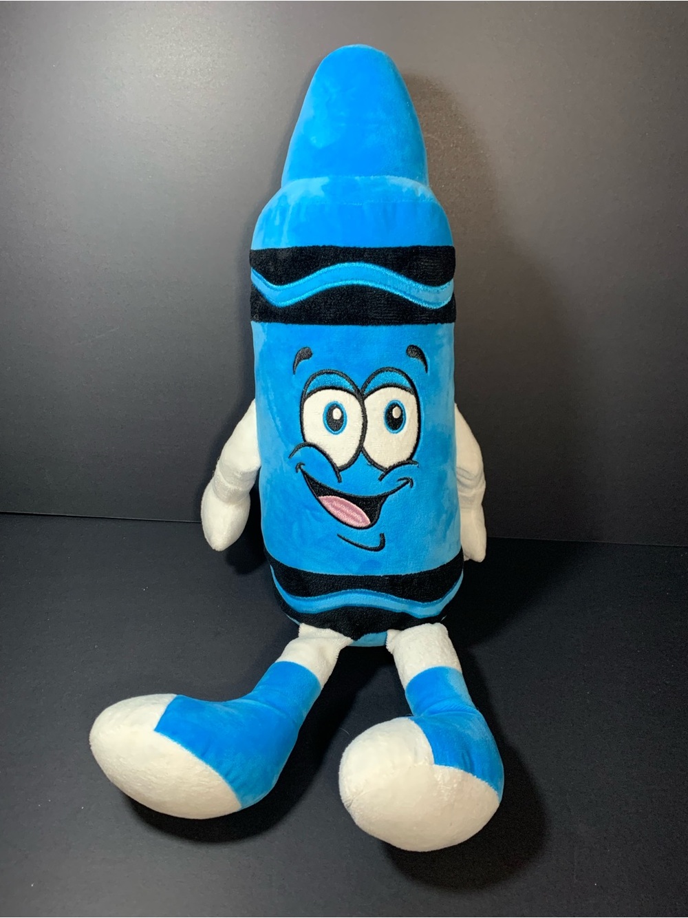 Crayola Experience Blue Cerulean Plush Crayon 14 Inch Stuffed Animal, 2022